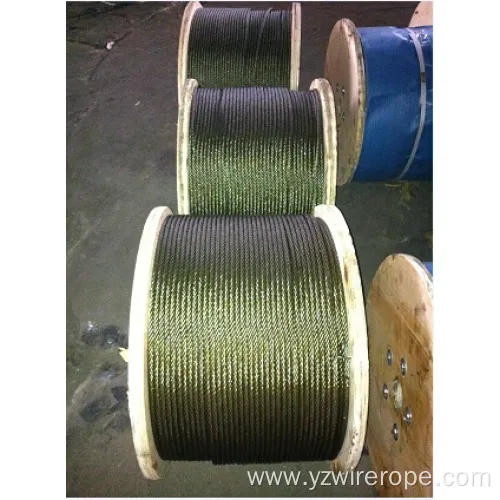 Steel Wire Rope 6X19+Iwrc with Yellow Grease